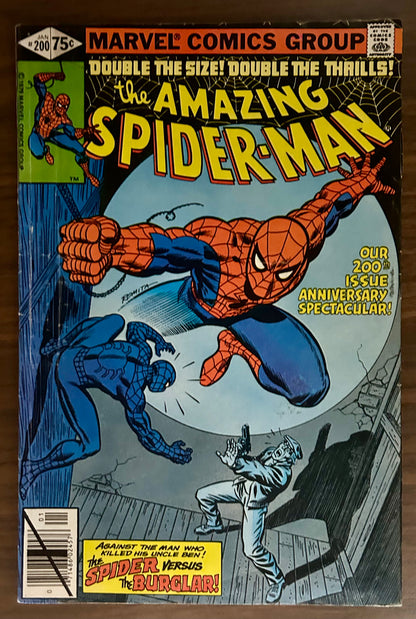 🔑 THE AMAZING SPIDER-MAN #200 [MARVEL COMICS] *SPIDER-MAN ORIGIN RETOLD* 1980
