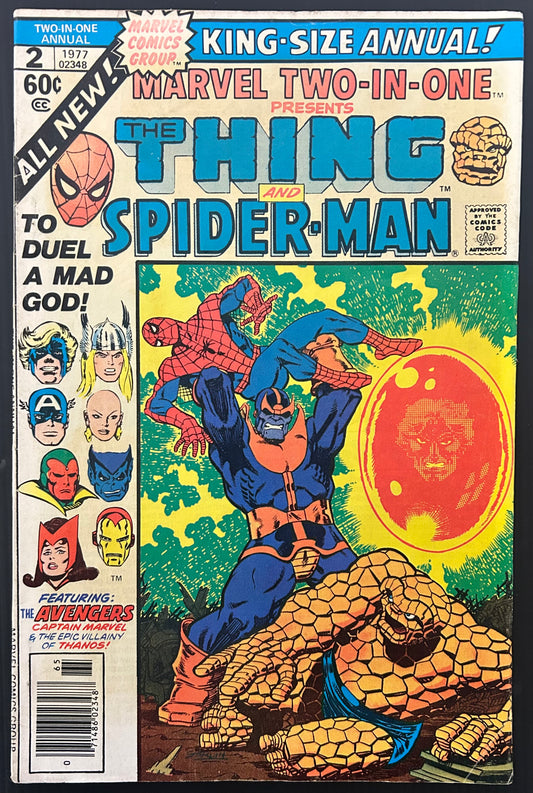 MARVEL TWO-IN-ONE ANNUAL #2 [MARVEL COMICS] NEWSSTAND 1977 VG/FN
