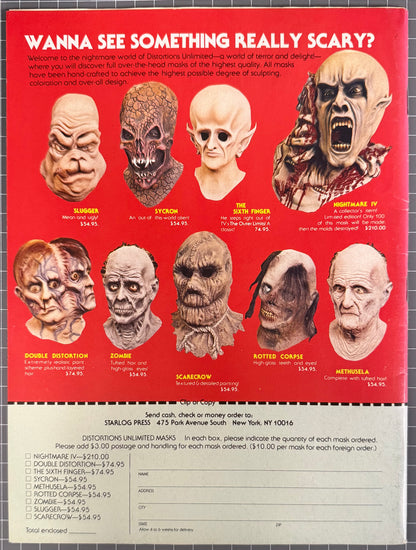 FANGORIA VOL. 1 #31 + POSTER [O'QUINN STUDIOS] HORROR MAGAZINE 1983
