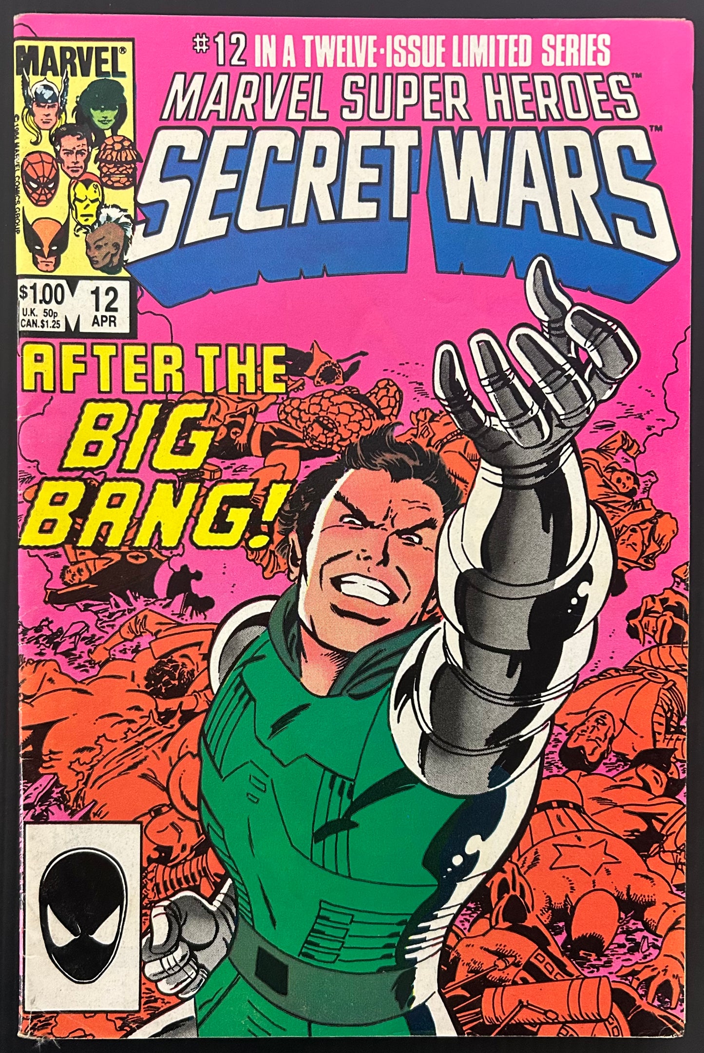 🔑 MARVEL SUPER-HEROES SECRET WARS [MARVEL COMICS] DIRECT *FINAL ISSUES* 1985 FN