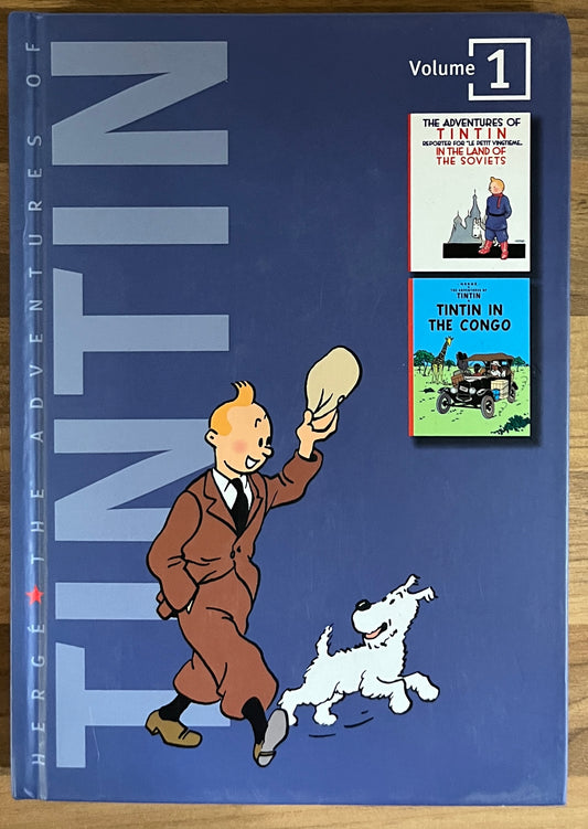 The Adventures of Tintin Volume 1, In The Congo, Land of Soviets - Herge Hardcover, Egmont