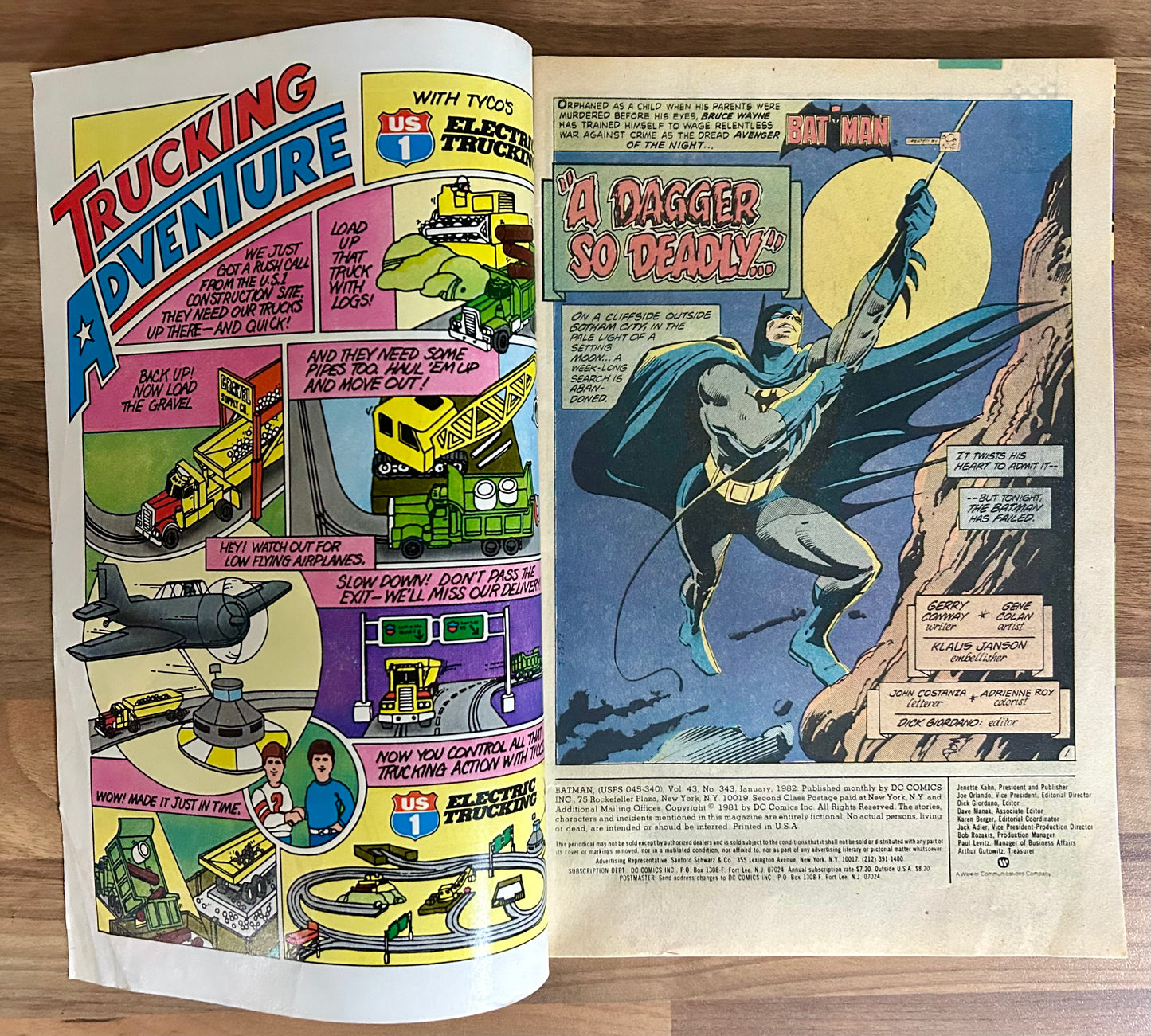 BATMAN #339 [DC COMICS] DIRECT 1981 VG-