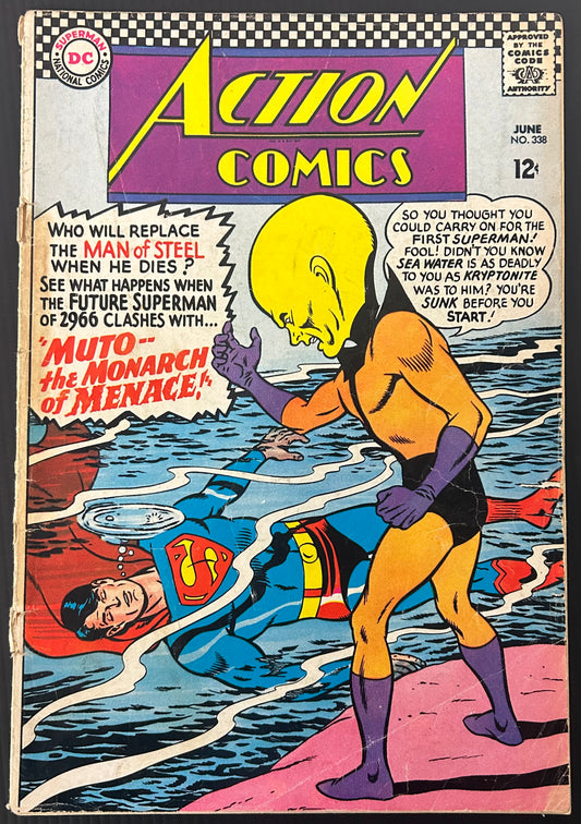 ACTION COMICS #338 [DC COMICS] DIRECT 1966 GD/VG