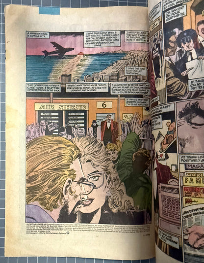 DETECTIVE COMICS #600 [DC COMICS] NEWSSTAND 1989 GD/VG
