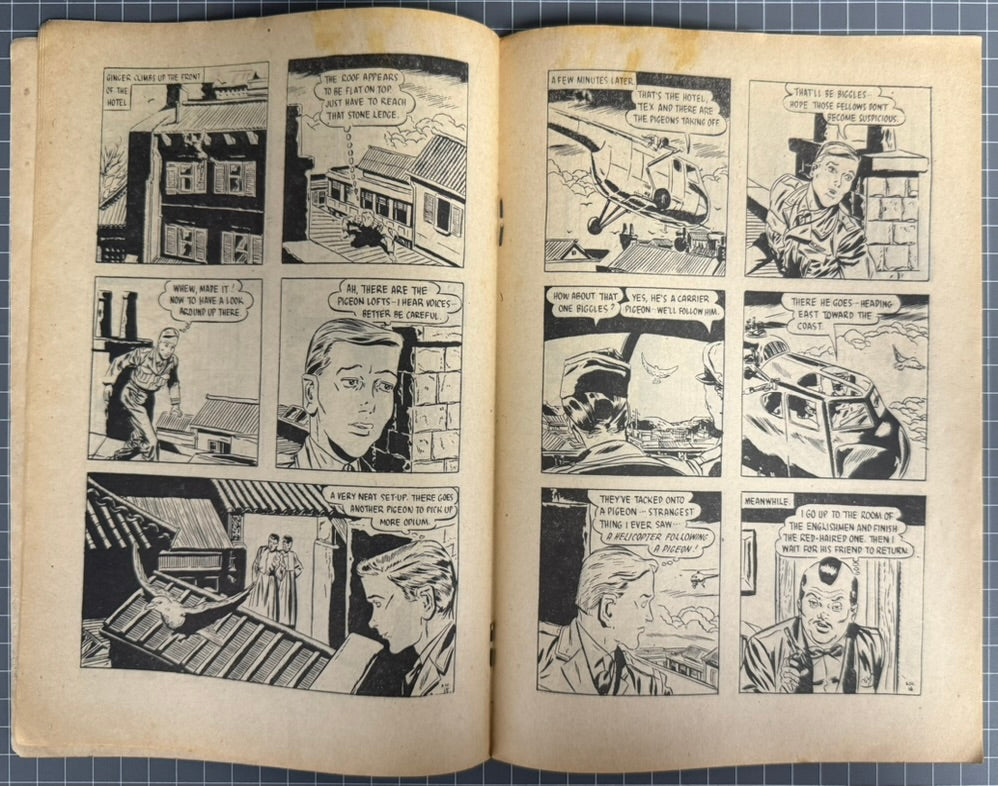 THE ADVENTURES OF BIGGLES #30 [ACTION COMICS] AUSTRALIAN *RARE* PRE-DECIMAL 1956