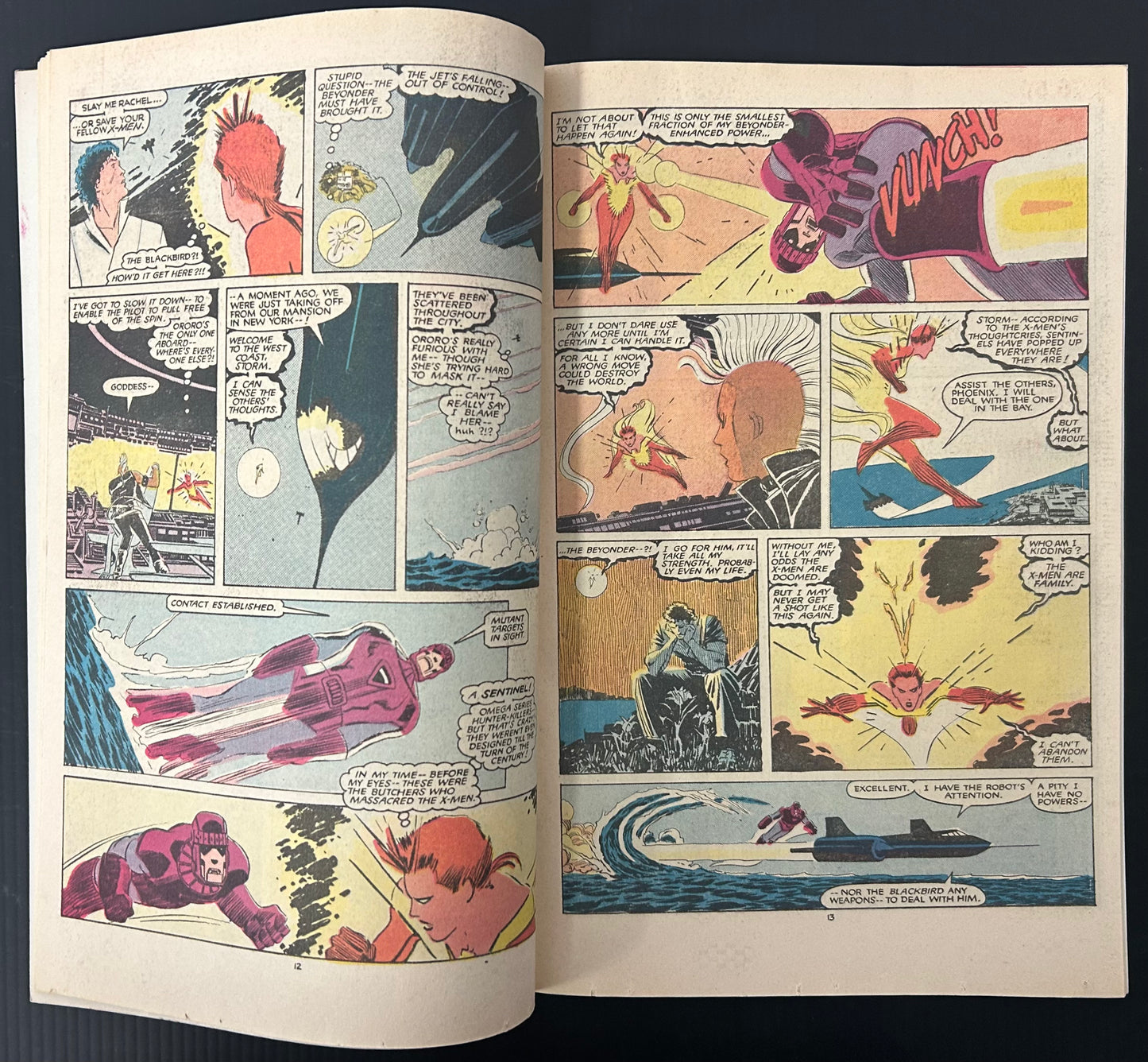 THE UNCANNY X-MEN #202 [MARVEL COMICS] 1986 FN+