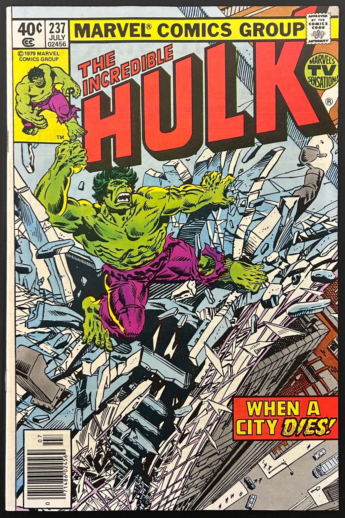 THE INCREDIBLE HULK #237 [MARVEL COMICS] NEWSSTAND 1979 VF-