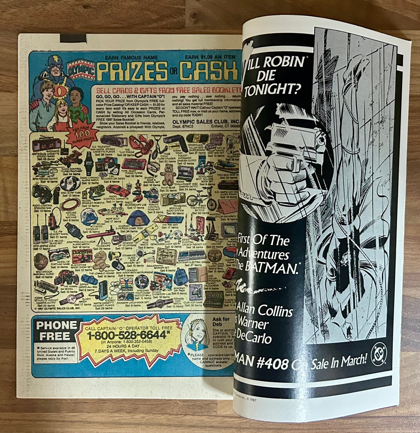 BATMAN #407 [DC COMICS] DIRECT 1987