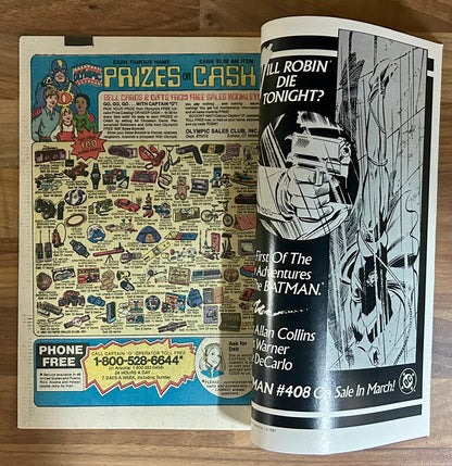 BATMAN #407 [DC COMICS] DIRECT 1987