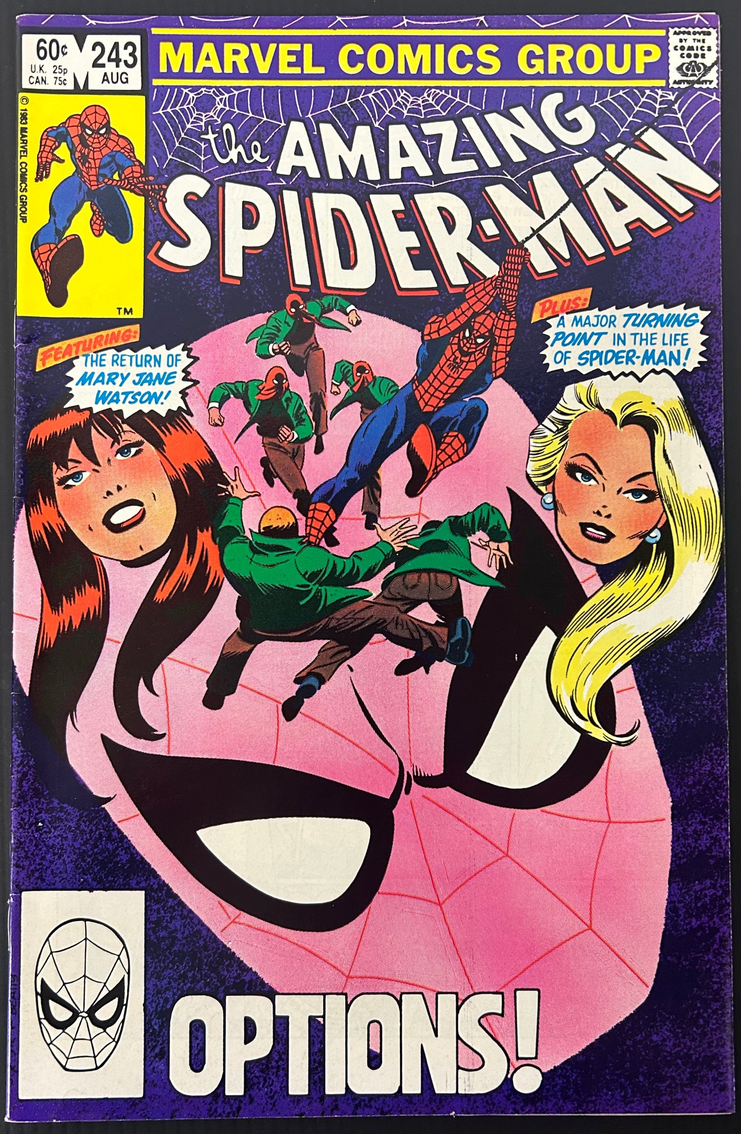 AMAZING SPIDER-MAN #243 [MARVEL COMICS] DIRECT 1983 VF/NM