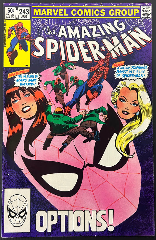 THE AMAZING SPIDER-MAN #243 [MARVEL COMICS] DIRECT 1983 VF/NM