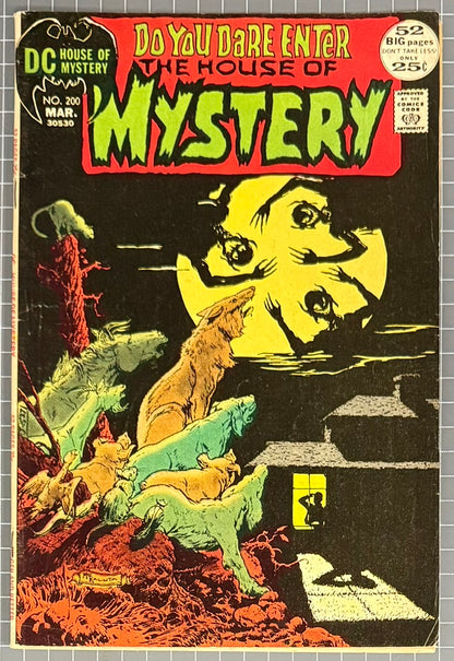 HOUSE OF MYSTERY #200 [DC COMICS] 1972 FN+