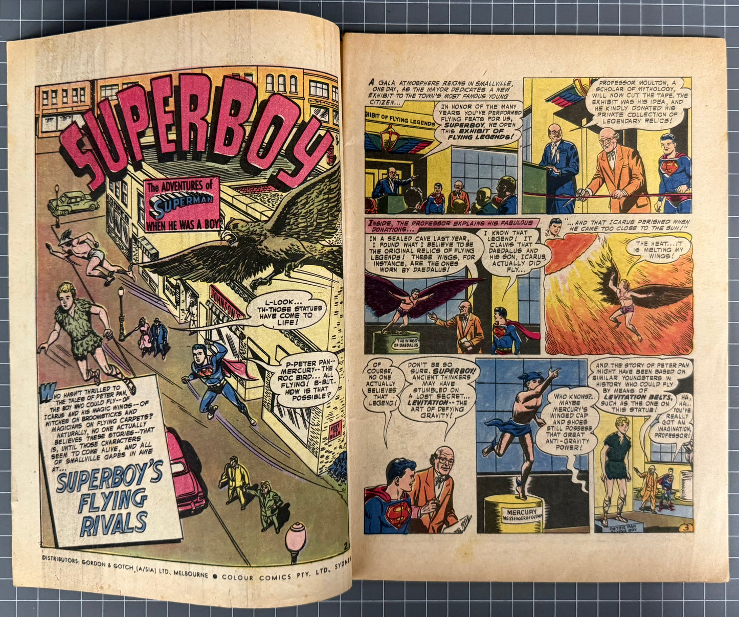 SUPERBOY #93 [COLOUR COMICS] AUSTRALIAN PRE-DECIMAL *SCARCE* 1956