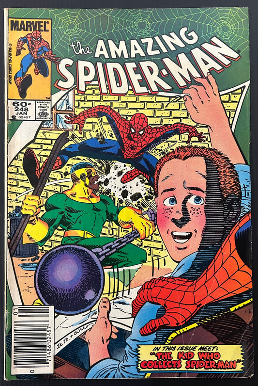 THE AMAZING SPIDER-MAN #248 [MARVEL COMICS] NEWSSTAND 1984 VG