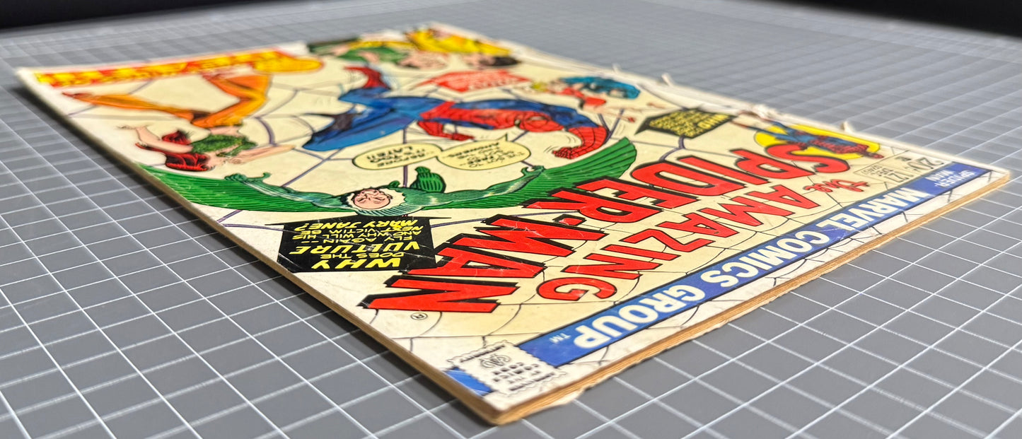 🔑 THE AMAZING SPIDER-MAN #127 [MARVEL COMICS] DIRECT 1973 GD-