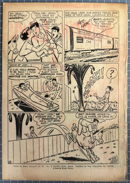 ADVENTURES OF DEAN MARTIN AND JERRY LEWIS #18 [FREW] AUSTRALIAN COMIC 1957
