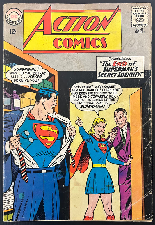 ACTION COMICS #313 [DC COMICS] DIRECT 1964 VG