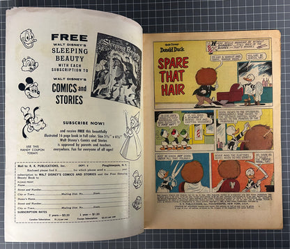 WALT DISNEY'S COMICS AND STORIES #272 [GOLD KEY] 1963 VG