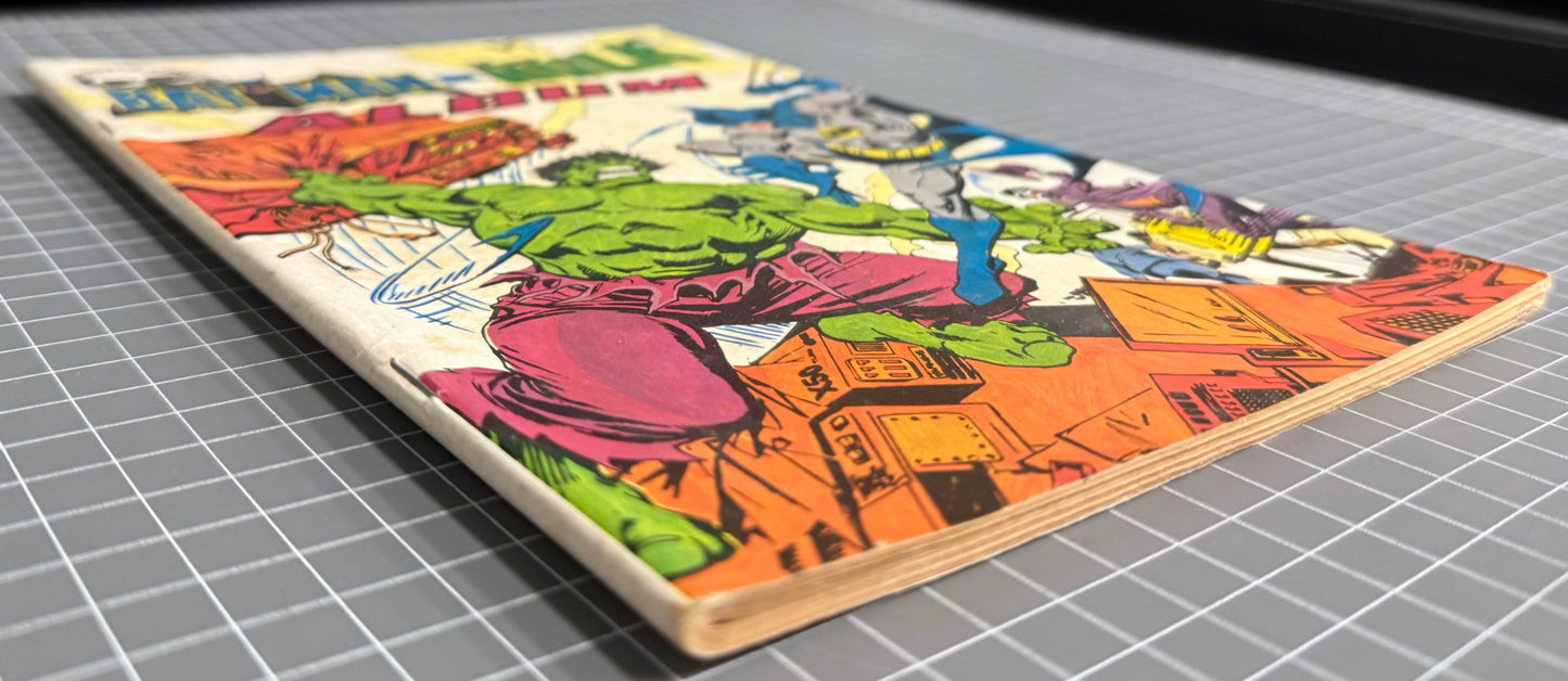🔑 BATMAN vs. THE INCREDIBLE HULK ALBUM [ FEDERAL COMICS] AUSTRALIAN 1984