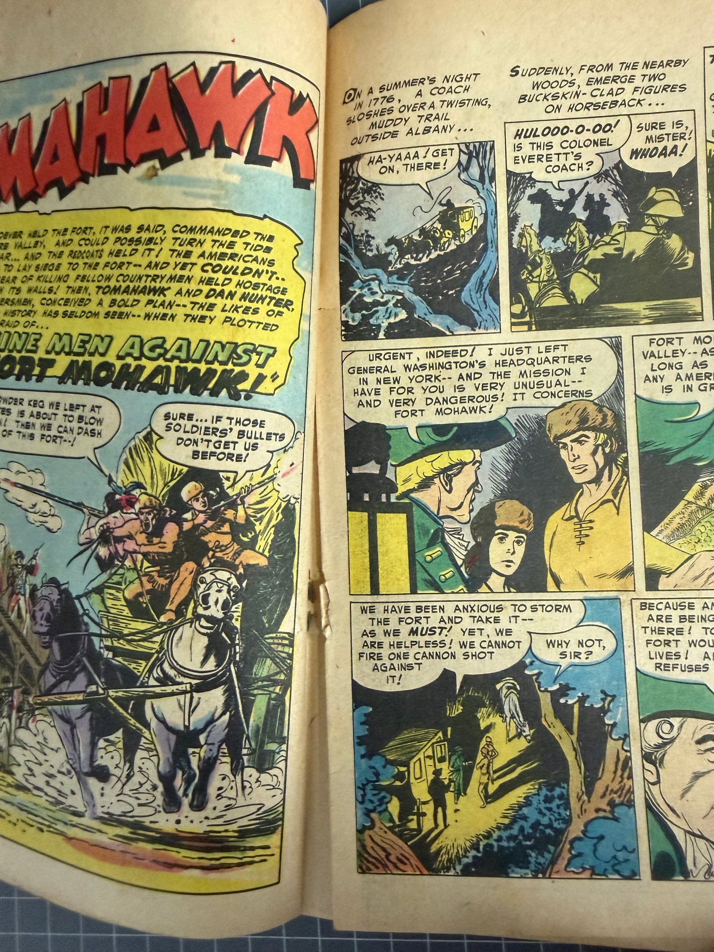 DAVY CROCKETT AND THE FRONTIER FIGHTERS #8 [COLOUR COMICS] AUSTRALIAN 1956