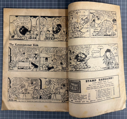 THE KATZENJAMMER KIDS #39 (ATLAS PUBLICATIONS) AUSTRALIAN PRE-DECIMAL COMIC 1954