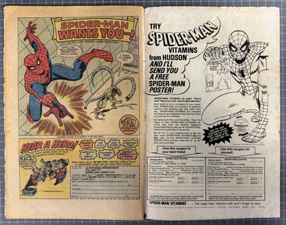 THE AMAZING SPIDER-MAN #152 [MARVEL COMICS] *JOHN ROMITA COVER* 1976 GD