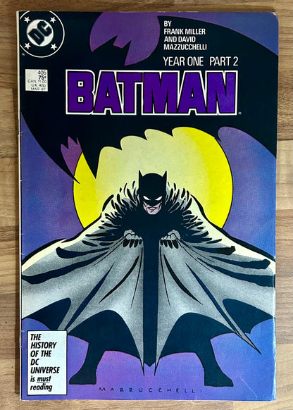 🔑 BATMAN #405 [DC COMICS] DIRECT *SARAH ESSEN & CARMINE FALCONE DEBUT* 1987