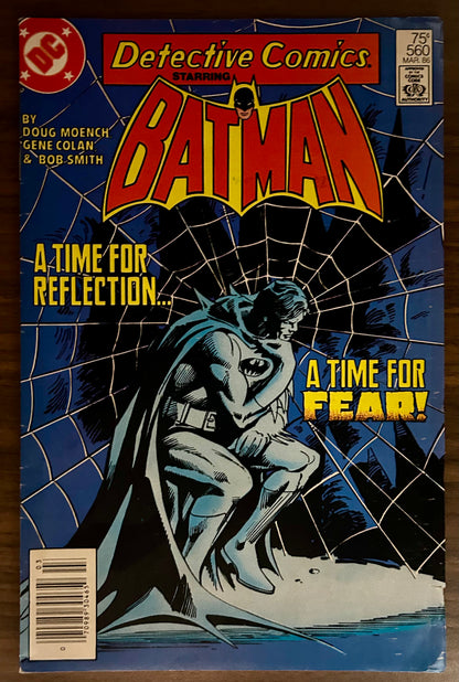 DETECTIVE COMICS #560 [DC COMICS] NEWSSTAND 1986 FN/VF