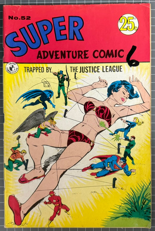 SUPER ADVENTURE COMIC #52 [COLOUR COMICS] AUSTRALIAN *LOIS LANE BONDAGE* 1972