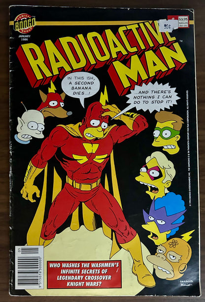 RADIOACTIVE MAN #679 [OTTO PRESS] AUSTRALIAN COMIC REPRINT 1986 GD/VG