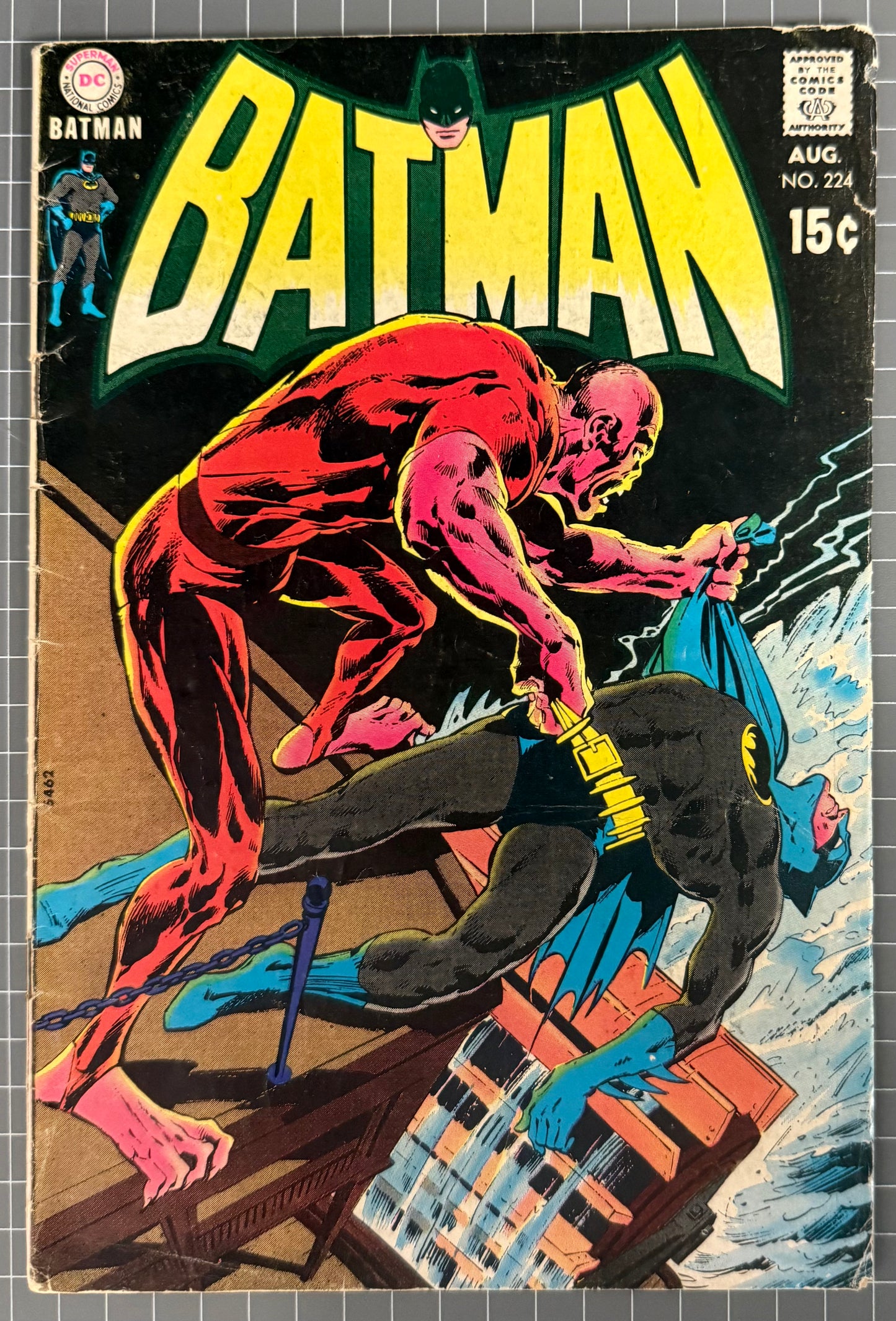 BATMAN #224 [DC COMICS] ***NEAL ADAMS COVER*** 1970 GD/VG
