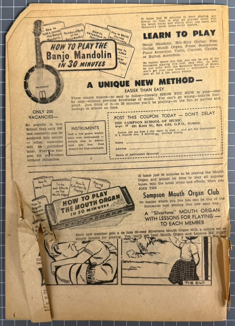 PHANTOM RANGER #132 [TRICHO] AUSTRALIAN PRE-DECIMAL COMIC 1960