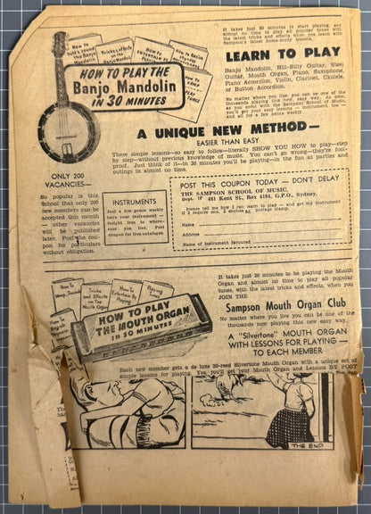 PHANTOM RANGER #132 [TRICHO] AUSTRALIAN PRE-DECIMAL COMIC 1960