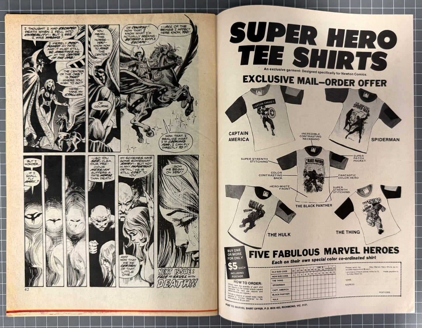 🔑DOCTOR STRANGE #1 + POSTER [NEWTON COMICS] *1ST SILVER DAGGER* AUSTRALIAN 1975