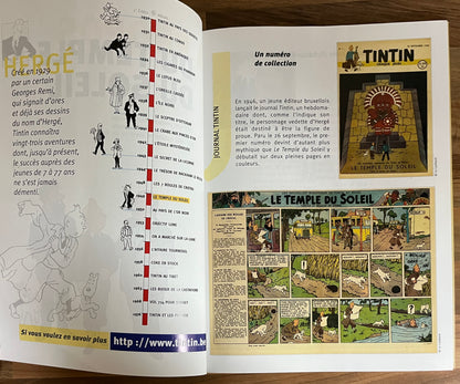 Les Aventures de Tintin: Le Temple Du Soleil - Herge, (Casterman 1999 promotional edition)