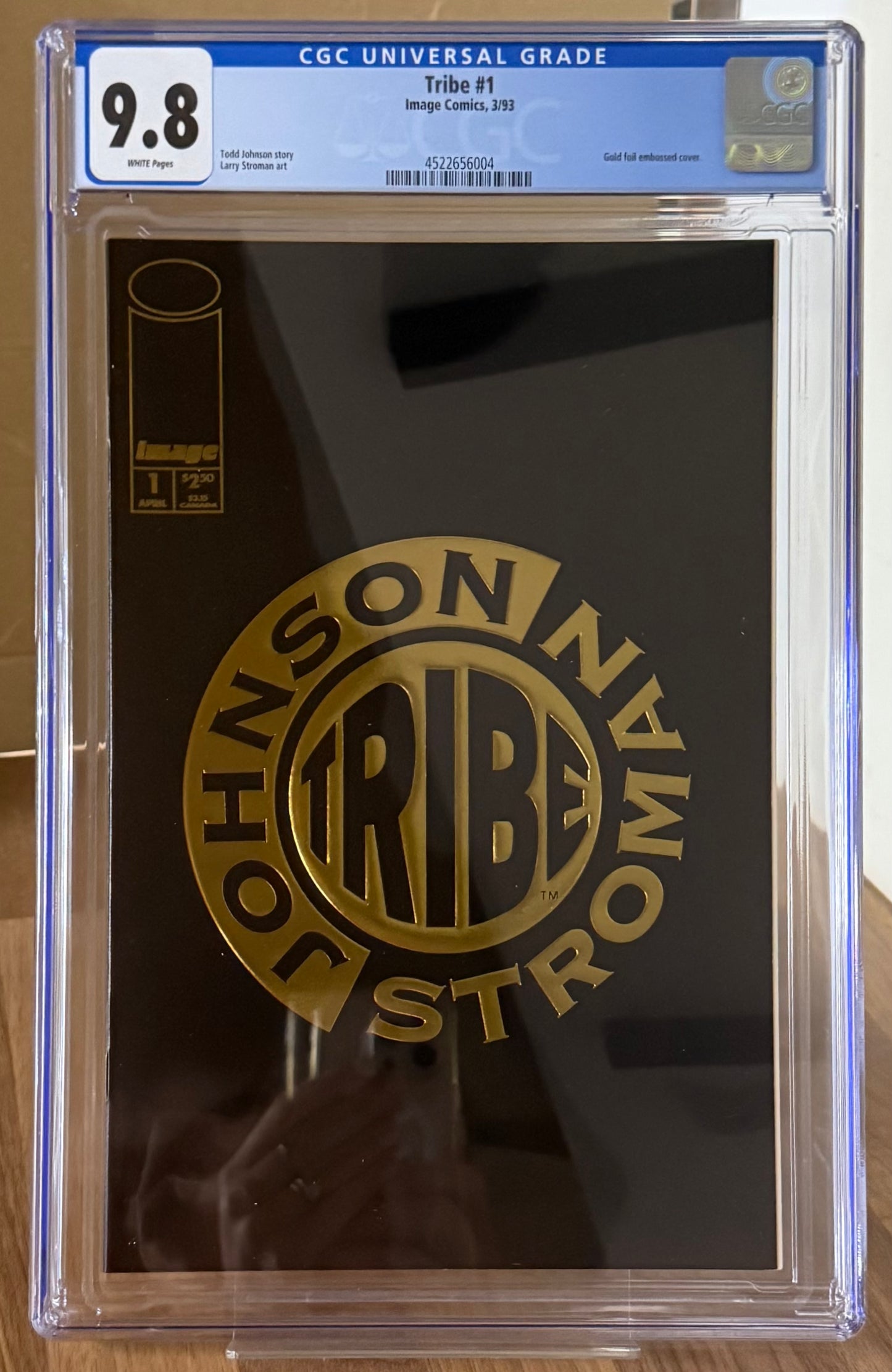 TRIBE #1 ***CGC 9.8*** [IMAGE COMICS] ~ WHITE PAGES/GOLD FOIL EMBOSSED ~ 1993