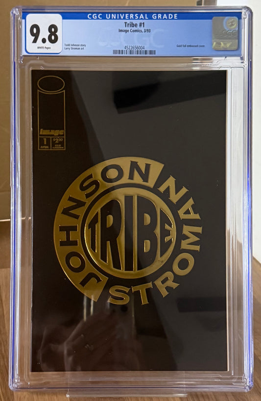 TRIBE #1 ***CGC 9.8*** [IMAGE COMICS] ~ WHITE PAGES/GOLD FOIL EMBOSSED ~ 1993