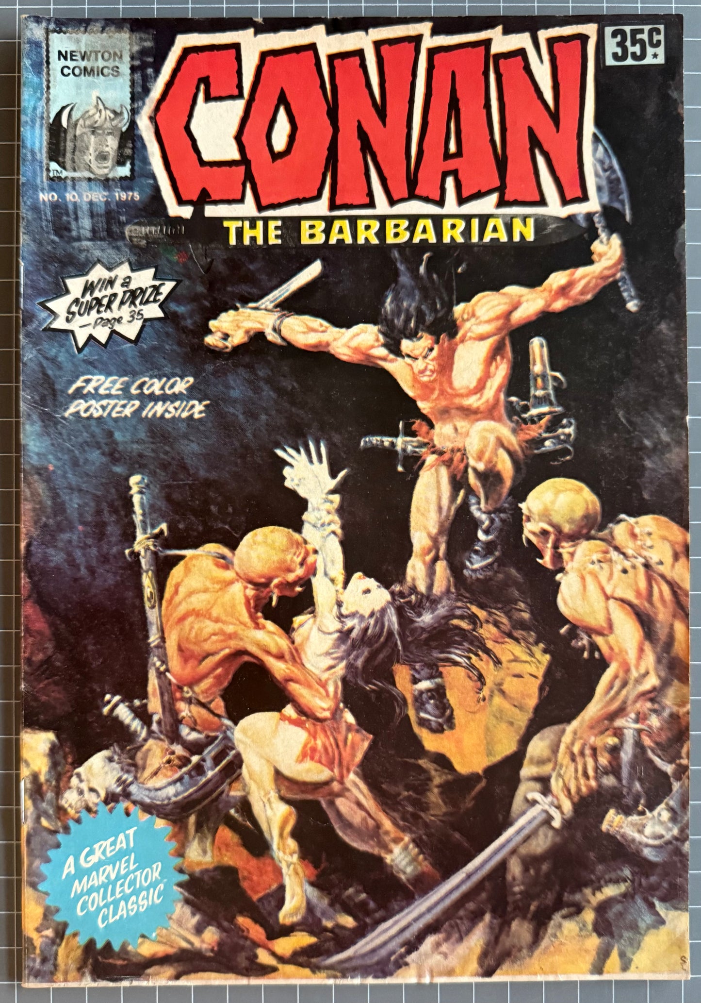 CONAN THE BARBARIAN #10 [NEWTON COMICS] AUSTRALIAN MARVEL 1975