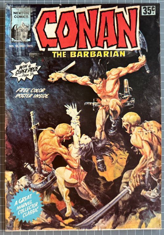 CONAN THE BARBARIAN #10 [NEWTON COMICS] AUSTRALIAN MARVEL 1975