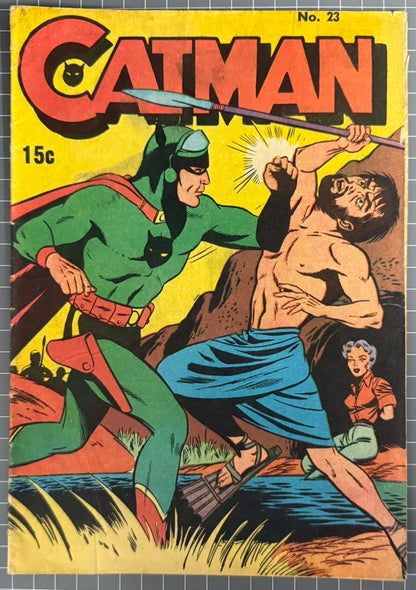 CATMAN #23 [PAGE PUBLICATIONS] AUSTRALIAN COMIC 1970