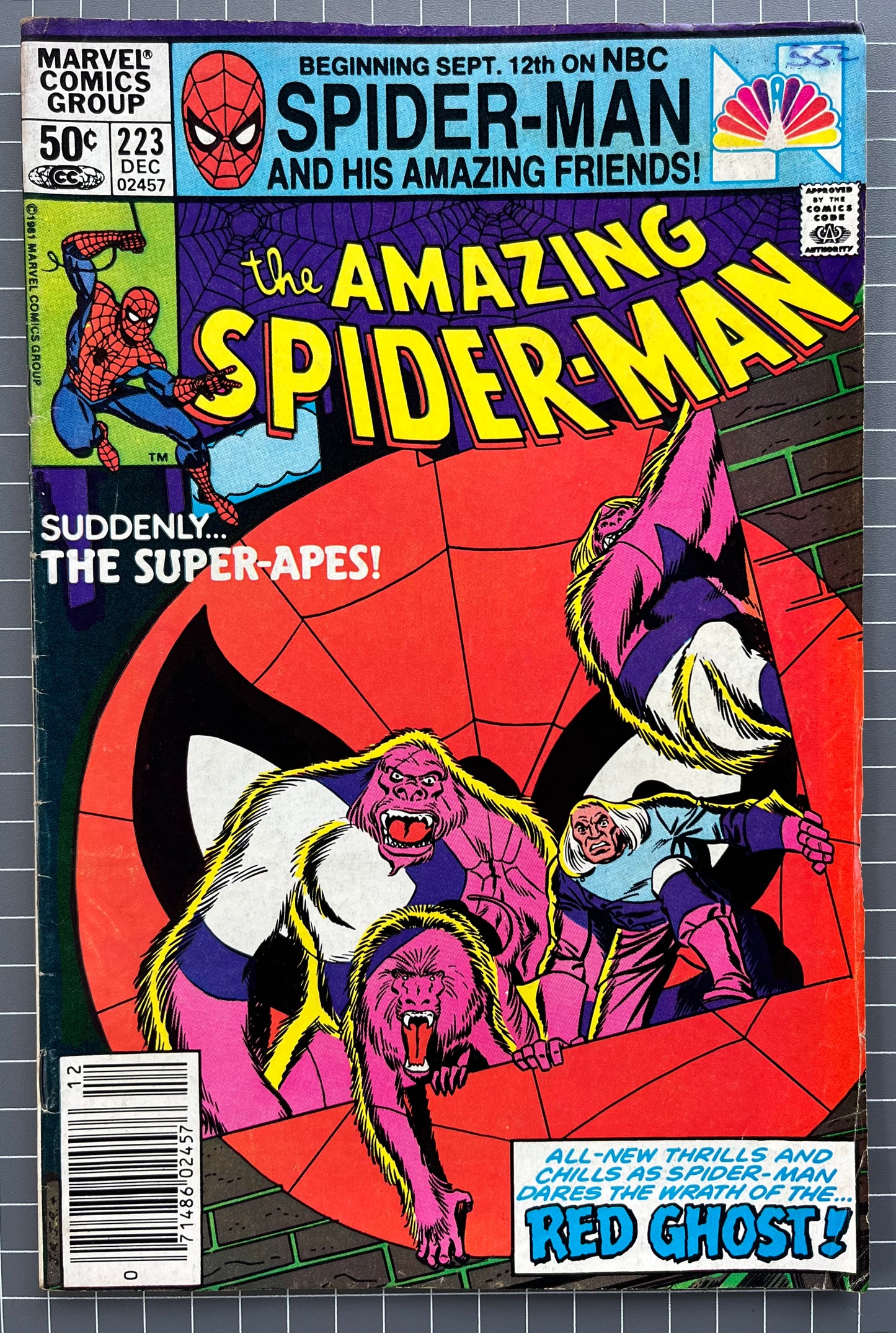 THE AMAZING SPIDER-MAN #223 [MARVEL COMICS] NEWSSTAND 1981 FN/VF
