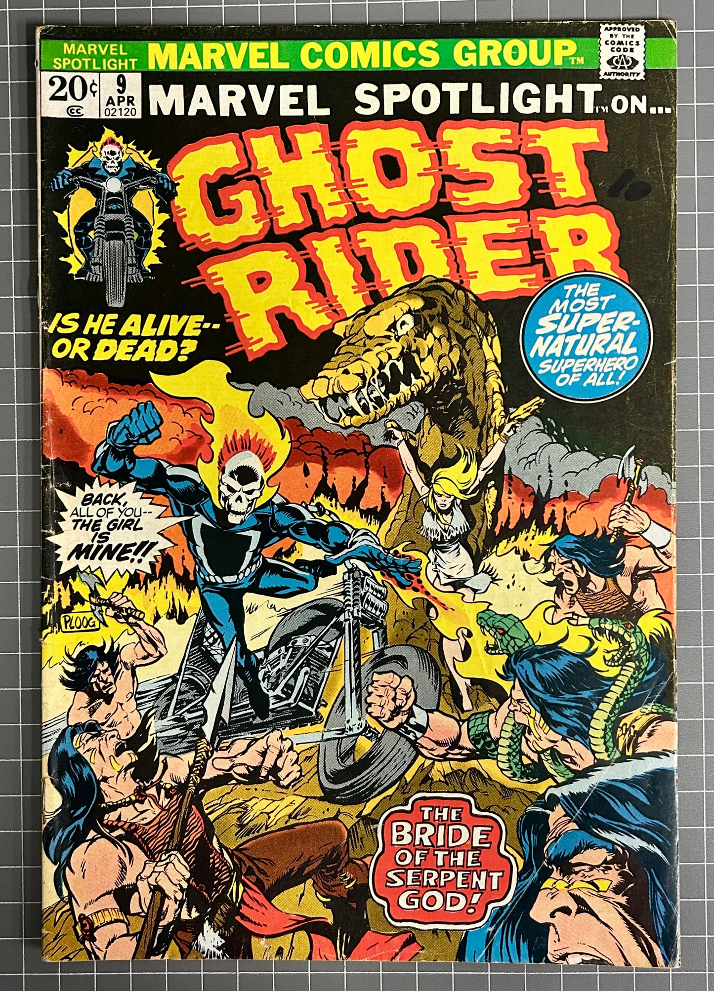 MARVEL SPOTLIGHT #9 [MARVEL COMICS] DIRECT 1973 VG+