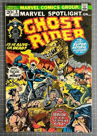 MARVEL SPOTLIGHT #9 [MARVEL COMICS] DIRECT 1973 VG+