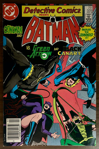 DETECTIVE COMICS #559 [DC COMICS] NEWSSTAND 1986 VF-