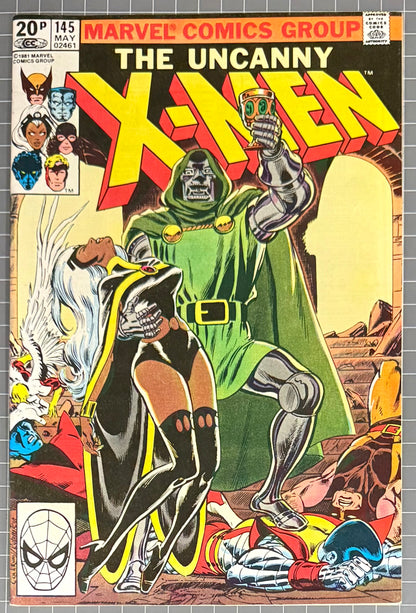 🔑 THE UNCANNY X-MEN #145 [MARVEL COMICS] *COVER ART BY DAVE COCKRUM* 1981 VF
