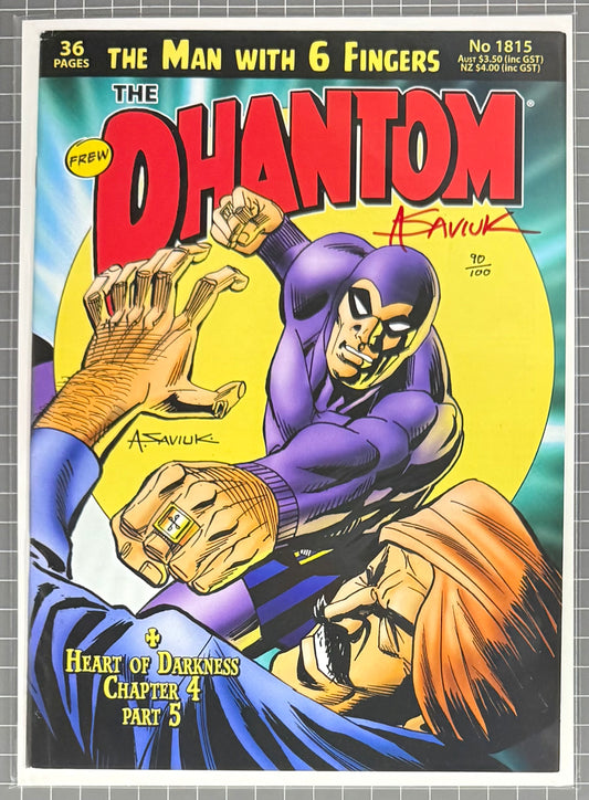 THE PHANTOM #1815 [FREW] ***SIGNED & LIMITED*** AUSTRALIAN COMIC 2018 VF
