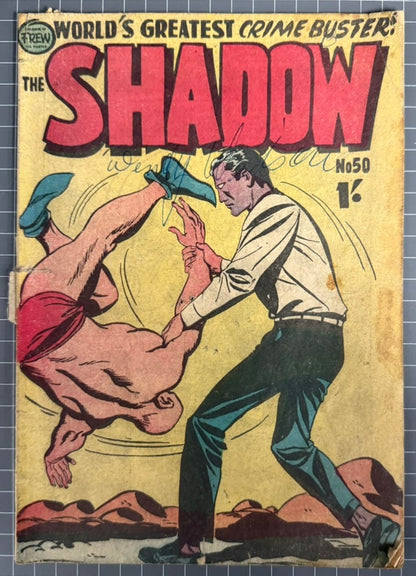 THE SHADOW #50 [FREW PUBLICATIONS] AUSTRALIAN PRE-DECIMAL COMIC 1958