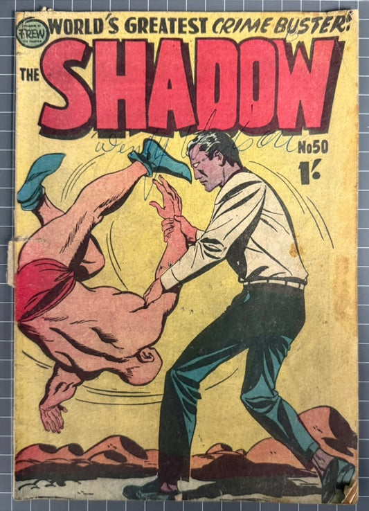 THE SHADOW #50 [FREW PUBLICATIONS] AUSTRALIAN PRE-DECIMAL COMIC 1958