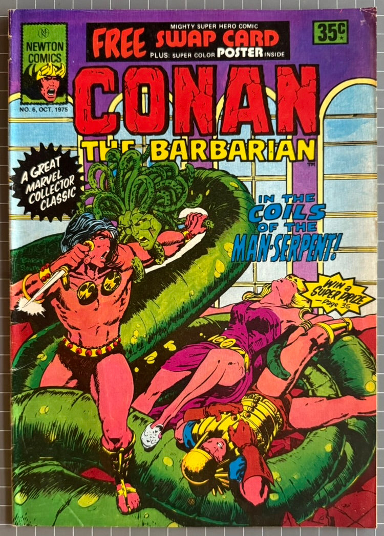 CONAN THE BARBARIAN #6 [NEWTON COMICS] AUSTRALIAN MARVEL 1975