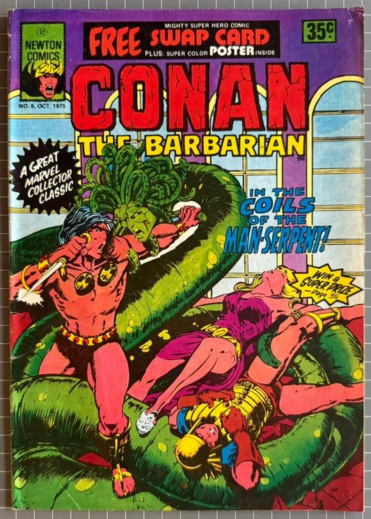 CONAN THE BARBARIAN #6 [NEWTON COMICS] AUSTRALIAN MARVEL 1975